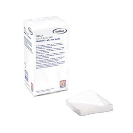 100 x MaiMed Non-Woven Dressing Dressings, Non-Sterile, 7.5 cm x 7.5 cm, 6-Ply
