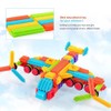 Teytoy 100 Pcs Bristle Shape Building Blocks Toy Set for