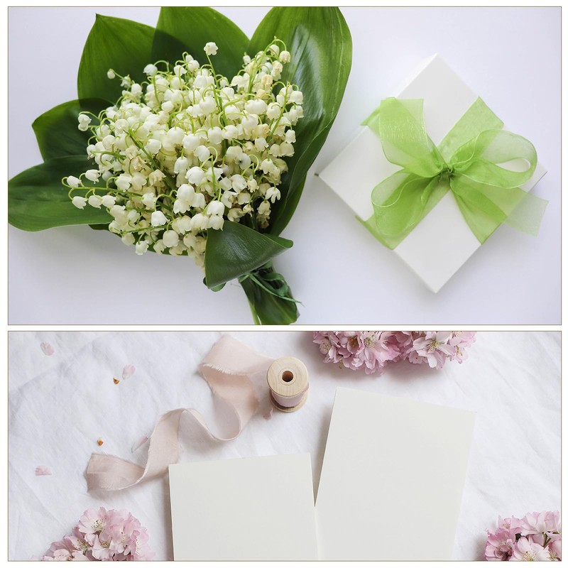 sourcing map Chiffon Ribbon, 1.5" x7 Yard Silk Ribbon Dusty