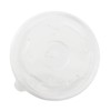 Karat C-KDL127-PP 20 oz PP Food Container Flat Lids (Case