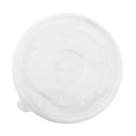 Karat C-KDL127-PP 20 oz PP Food Container Flat Lids (Case of 600)