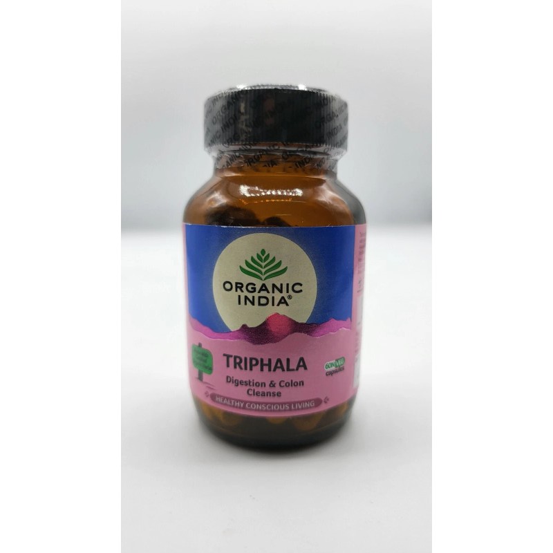 ORGANIC INDIA Triphala Organic India 3 BOX 180 caps Digestion