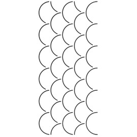 Quilting Creations Clam Shell Quilt Stencil
