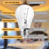 MorningLight 8 Pack A15 LED Bulb Dimmable, Upgraded 8.5W LED