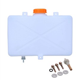 Gas Fuel Storage Tank,7L Plastic Gas Fuel Storage Tank Water Tank With Screw Kit for Boat Car Truck Parking Heater Accessories for Car Truck Van Parking Heater, White