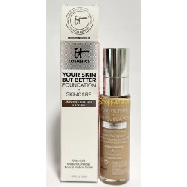 IT Cosmetics Your Skin But Better Foundation + Skincare Shade MEDIUM NEUTRAL 31