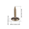 sourcing map Upholstery Nails Tacks 6mm Dia 8mm Height Retro