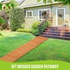 Tatuo 1 Pack 8 FT Wooden Garden Pathway Roll Out