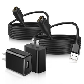 2 Pack Wall Fast Charger for Garmin Charger for Garmin Fenix 8 7 6 6X 5 5S Forerunner 55/255/745, Venu Sq 2 Plus 2S 3S,Vivoactive 5 4 4S, Instinct 2 2S 2X 3 GPS Smartwatch Magnetic Charging Cable Cord