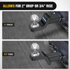 Nilight Trailer Hitch Ball Mount with 2-5/16Inch Trailer Ball &