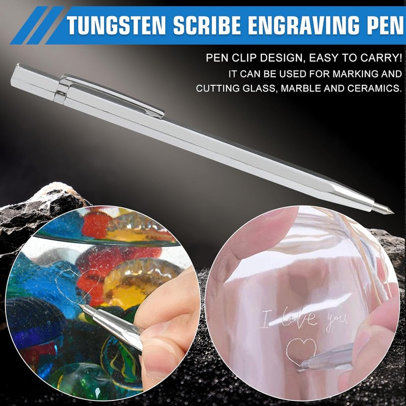 YOTINO Glass Cutting Tool Kit Includes Blue Grip Oil Feed