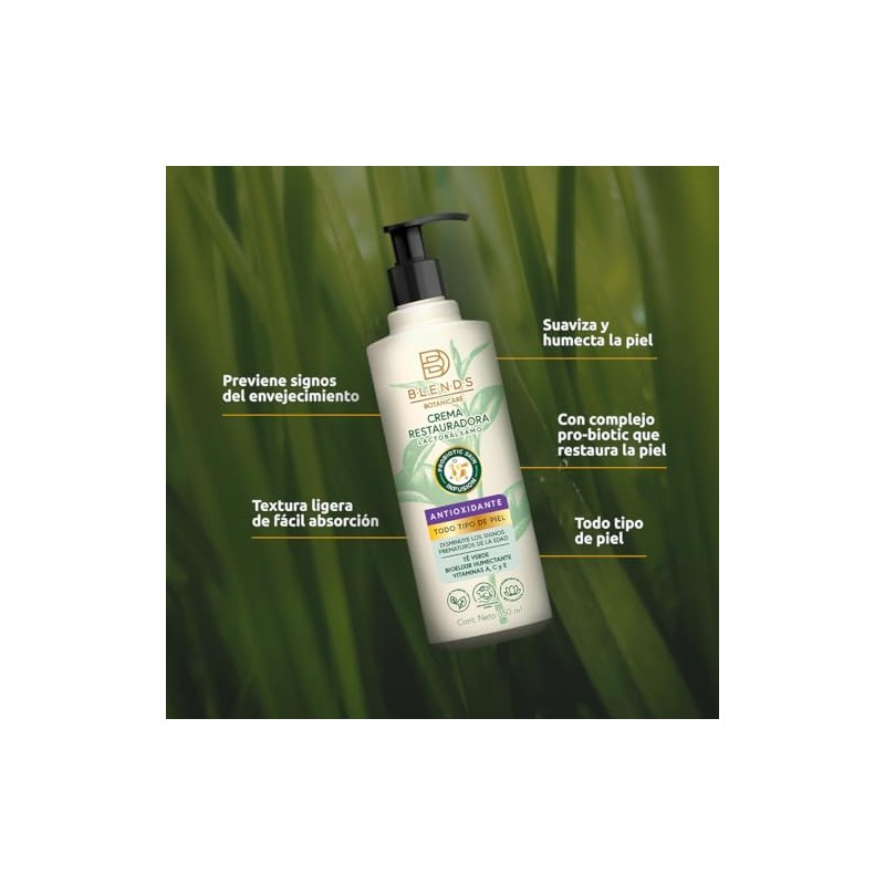 Blends Botanicare Crema Corporal Restauradora y Antioxidante 350ml