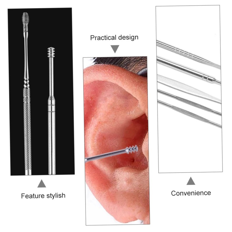 IWOWHERO Ear Cleaning Kit 6-Piece Set Ear Wax Tools Safe