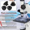 HSeaMall Star Grip Nut M6 Star Grip Screw Black Star