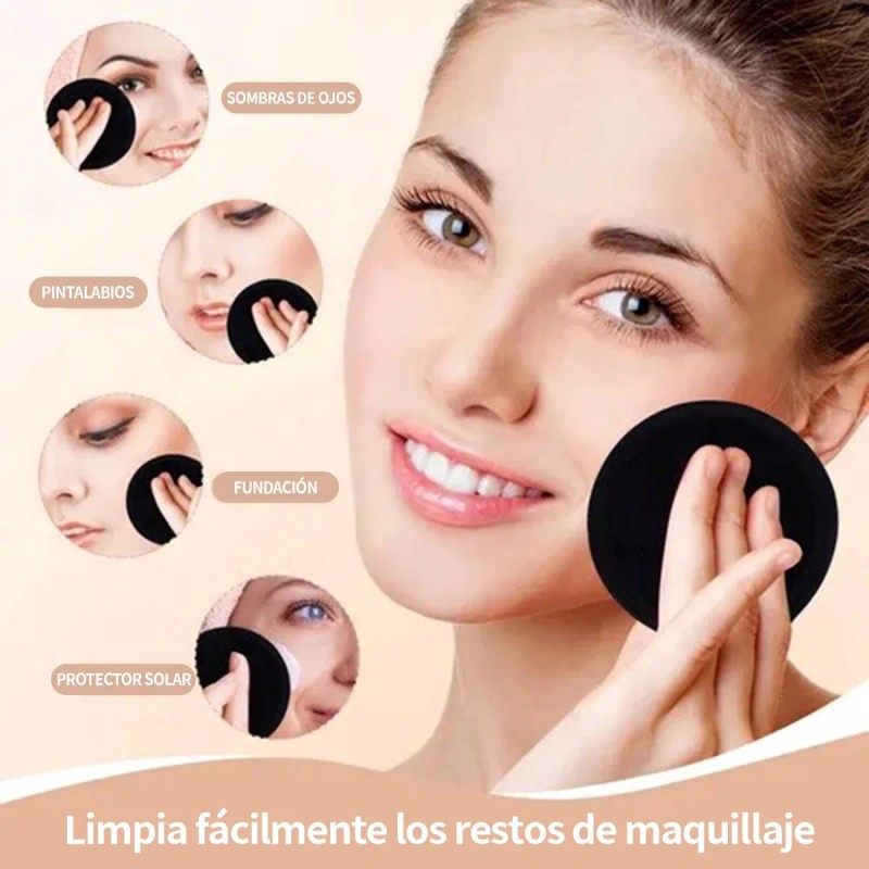 47 Brochas Maquillaje Profesional Y Herramientas Cosméticas Negro