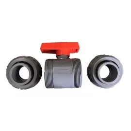 Válvula De Bola Cpvc C80 Doble Tuerca Unión 1