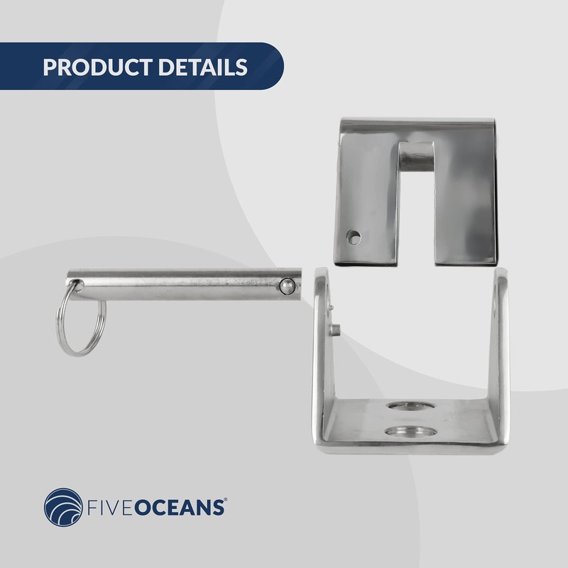 Five Oceans Stainless Steel Anchor Chain Lock Stopper for 3/16-Inch