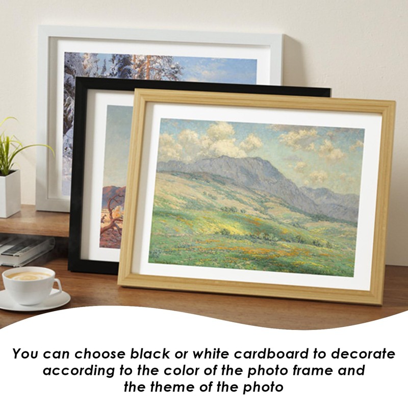 CWPFVQA Pack of 20 photo frame paper, photo frame lining