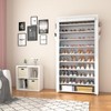 ROJASOP Shoe Rack with Covers 10 Tier Large Shoe Organizer