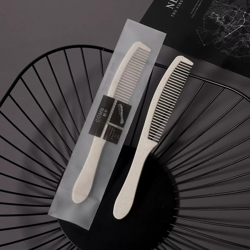 Disposable Combs Set of 100, Hair Brush, Individually Packaged, For