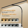 MACASA Double Head LED Desk Lamp with Remote Control for
