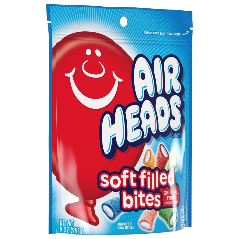 Airheads Soft Filled Bites, Halloween Trick or Treat Candy, Assorted