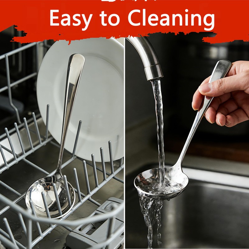 Small Ladle for Serving, 7.8 Inch 18/10 Stainless Steel Mini