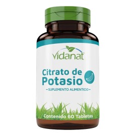 Citrato Potasio Tabletas Vidanat Sabor