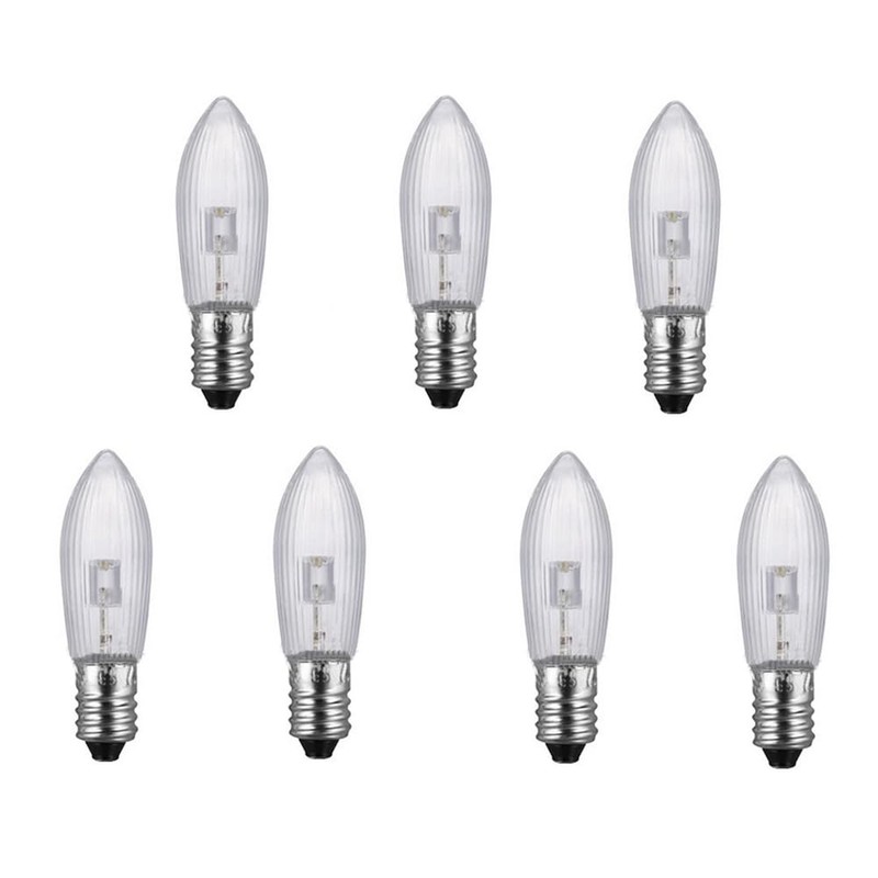 E10 Candle Arch Bridge Bulb Christmas Lamp Spare E10 LED