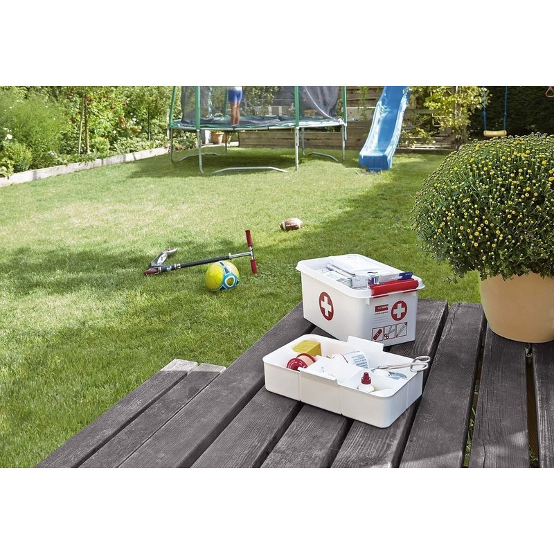 SUNWARE Q-Line Schuhputz-Box + Einsatz - 6 Liter - 300