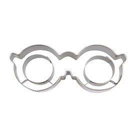 Staedter Glasses Shape Cookie Cutter, Silver