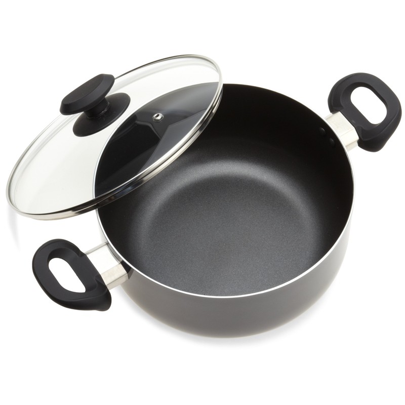 Ecolution PFOA Free, Tempered Glass Steam Vented Lids Elements Nonstick