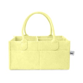 Mr. Pen- Baby Diaper Caddy Organizer, Lemon Glow, Baby Caddy Organizer with Handle, Compact Size, Collapsible & Portable