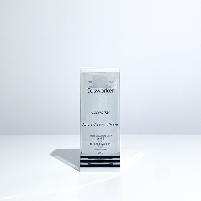 Hypoallergenic, mildly acidic, natural cleansing water for sensitive skin, Cosworker