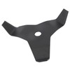 Black Weed Wacker Blades 3 Teeth Carbon Steel Brush Cutter