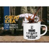 Flairy Land Hiking Camper Mug 12oz - Hiking Is Walking