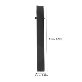 Ipetboom 40Pcs Matte Black Metal Alligator Hair Clips for DIY Bow Making Non Slip Hair Accessories with Smooth Edges Secure Hold for Styling and Crafting