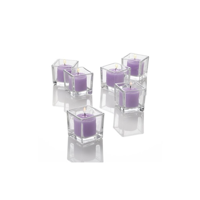Richland® Votive Candles Lavender Unscented 10 Hour Burn Set of