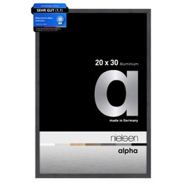 nielsen Alpha Aluminium Picture Frame 20 x 30 cm Grey