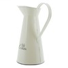 Decorative Jug Design Cream Enamel.