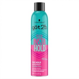 Got2b Flex Insta Hold Hair Spray 9.1 oz, Pack of 3, Strong Flexible Hold
