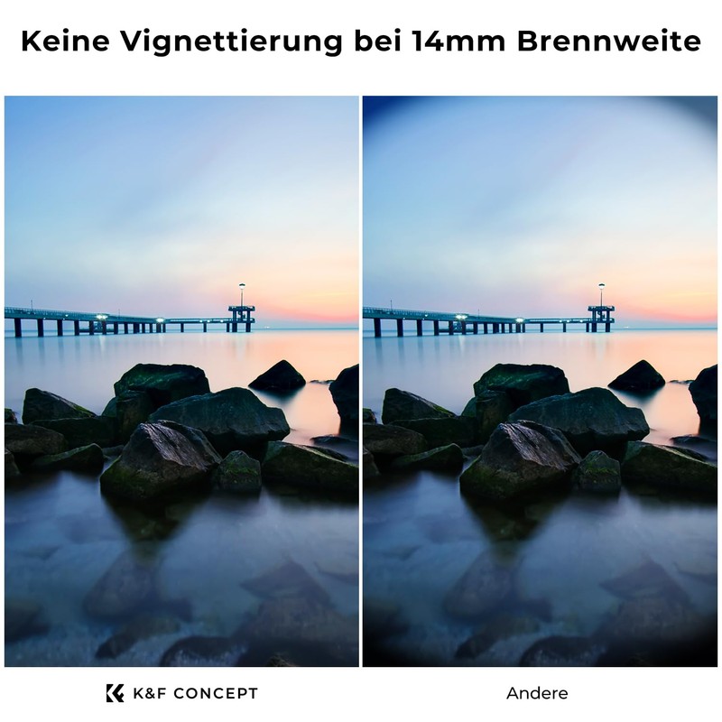 K&F Concept Nano K-Series ND Filter 62 mm Variable Grey