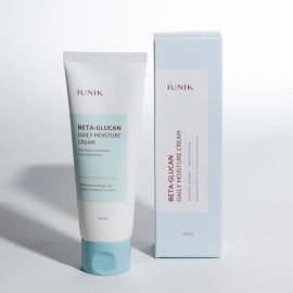 iUNIK Beta-Glucan Daily Moisture Cream 60ml – Crema Hidratante Vegana con Beta-Glucano, Centella Asiática y Complejo de Frutas Rojas para Piel Seca y Sensible