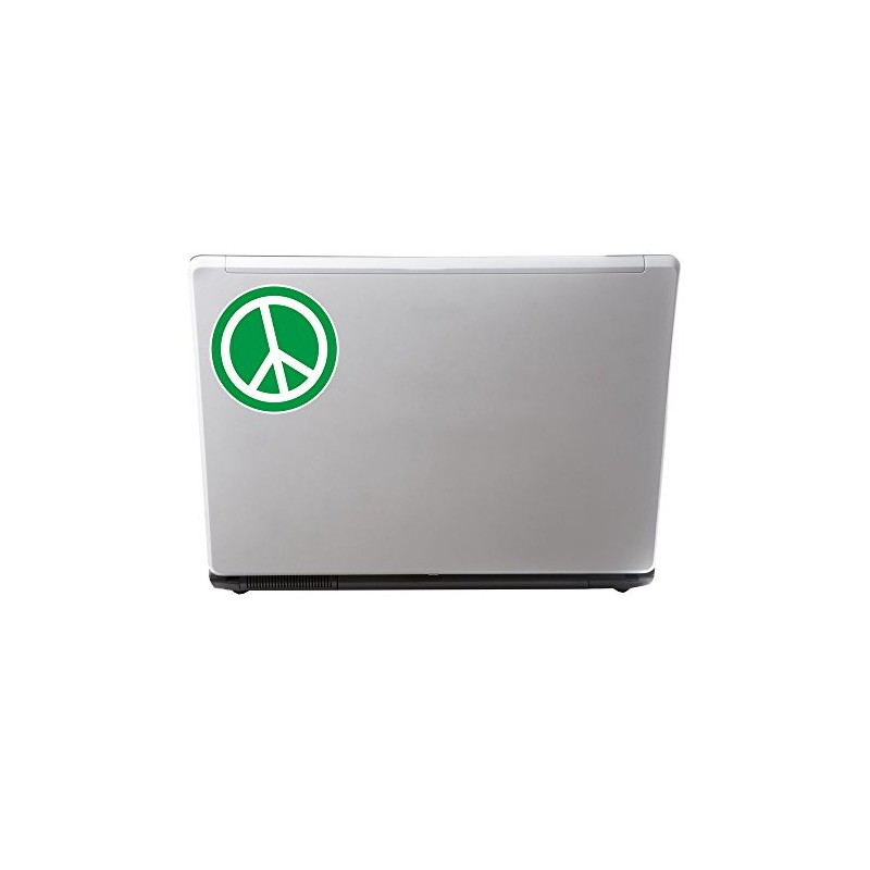 2 x 10cm Peace Vinyl Sticker Symbol Hippy Camper Van