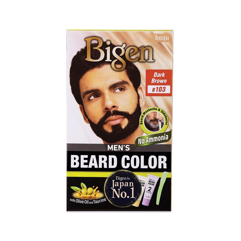 Bigen B103 Coloración para Barba y Bigote, Castaño Oscuro