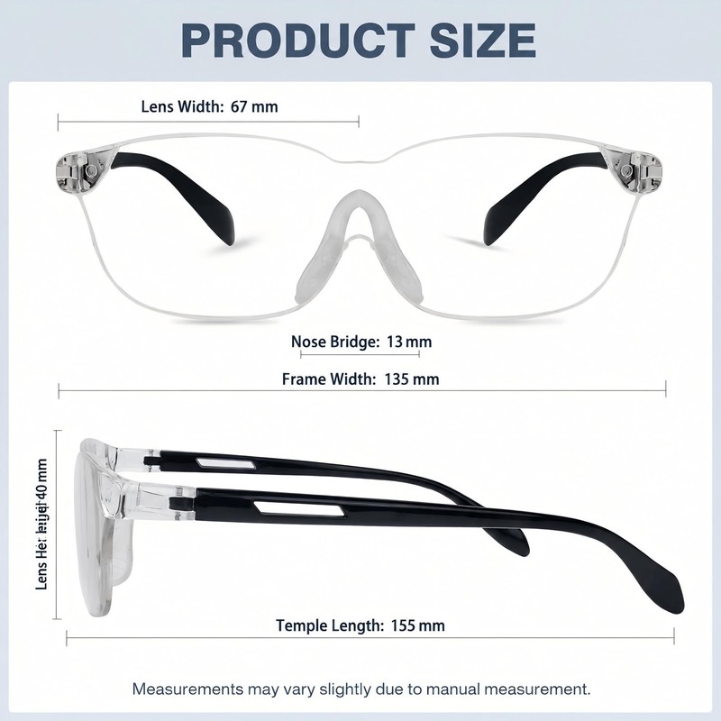 180% Magnifying Glass for Close Work,1 Pack
