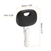 sourcing map Equipment Key Machines Ignition Key for Excavator (Part