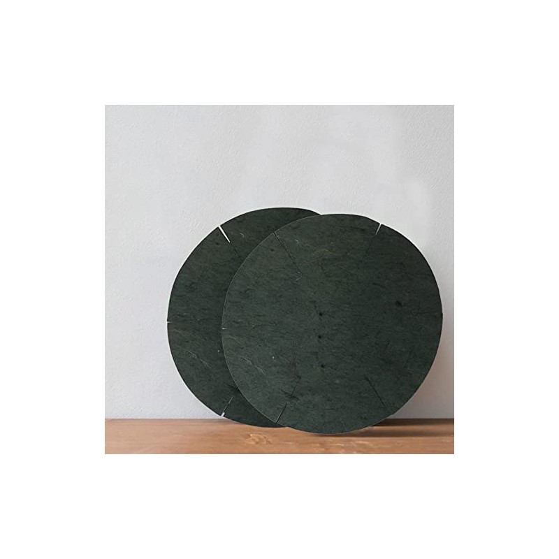 Pound Veg Jute Hanging Basket Flat Liner - Green (14-Inch)