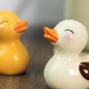 Bicuzat Ceramic Duck Shape Salt & Pepper Shakers Set, Hand-Painted