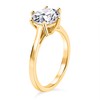 TJC Moissanite Solitaire Ring for Women Engagement Ladies Rings in